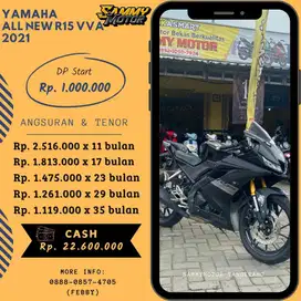 YAMAHA R15 VVA 2021 DP 1jt