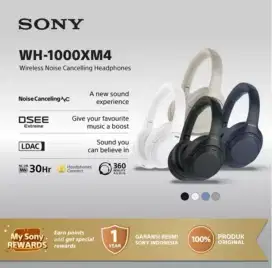 Headphone WH 1000XM4 Wireless noise canceling Baru