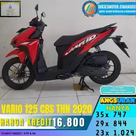 VARIO 125 CBS MURAH BERGARANSI CASH/KREDIT FREE OLI STOK READY
