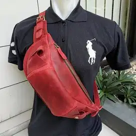 Waistbag pria kulit sapi