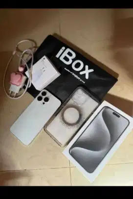 iPhone 15 Promax 256gb warna white (Limited) garansi On November 2025