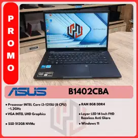 ASUS EXPERTBOOK B1402CBA LIKE NEW MASIH GARANSI PANJANG