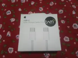 Kabel Data Original Iphone 15/15Pro/15PM Tipe C To C 60W(New)