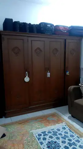 Jual Perabot 1 set tempat tidur Jati Asli th 1996