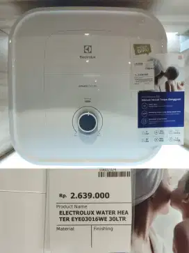 ELECTROLUX WATER HEATER 30LTR