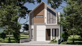 RUMAH CANTIK ADA MEZZANINE LOKASI NEMPEL SERPONG CICILAN 3 JT AN