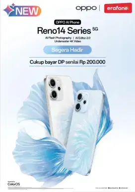 Reno 14 DP 200rb aja
