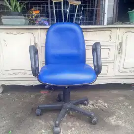 (Borongan/Satuan) Kursi Kantor & Belajar Hidrolik Simple Warna Biru