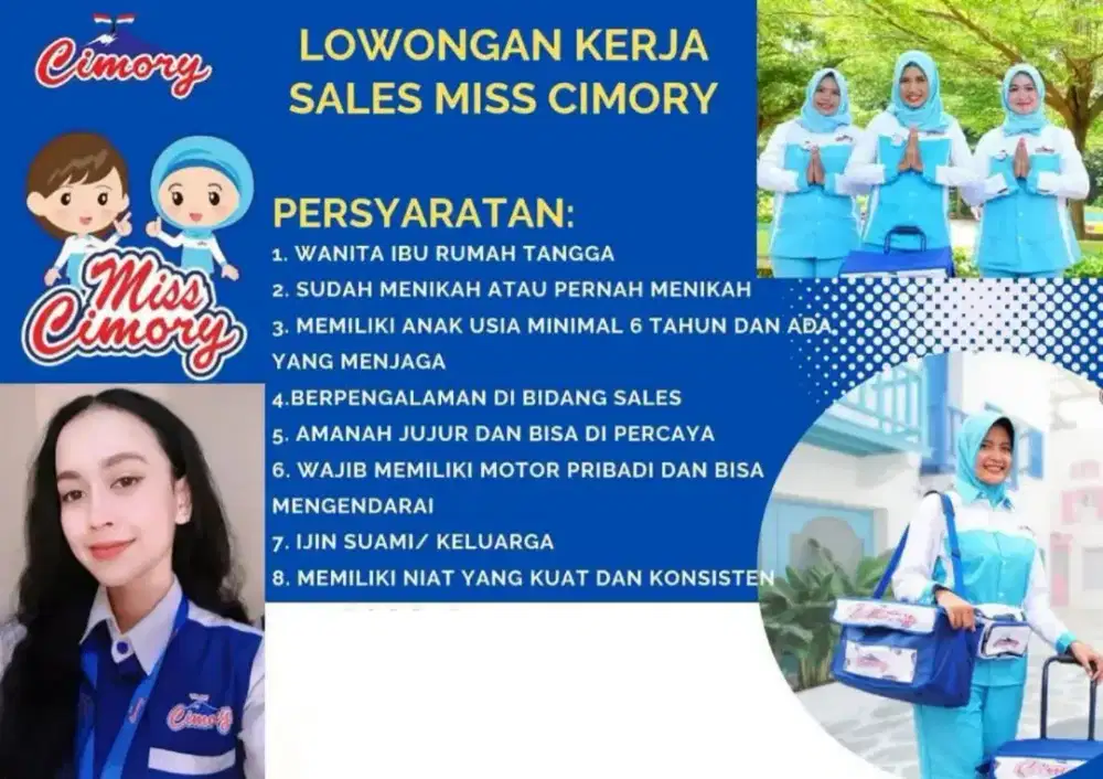Lowongan kerja Miss Cimory