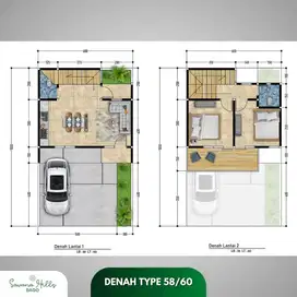 Rumah Baru American style di Dago