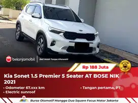 [ GARANSI 1TH ] Kia Sonet 1.5 Premier 5 Seater Sunroof BOSE 2021/2022
