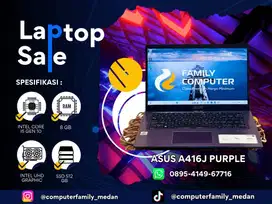 ASUS VIVOBOOK A416J PURPLE|I5-GEN10|8GB|SSD 512GB