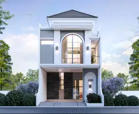 Rumah 2 lantai klassiker modern-cikeas, jl swadaya dsb 38