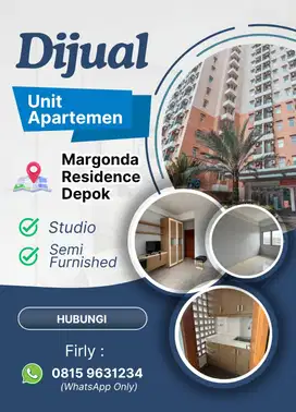DIJUAL CEPAT APARTEMEN MARGONDA RESIDENCE 1