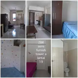 Disewakan Apartemen Puncak Permai 2 BR Semi Furnish
