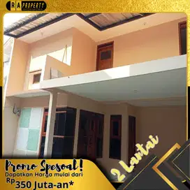 RUMAH 2 LANTAI 3 KAMAR AKSES STRATEGIS MULAI DARI 360 JUTAAN