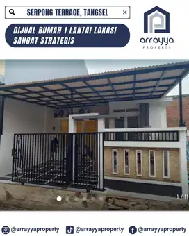 DIJUAL RUMAH 1 LANTAI DI CLUSTER SERPONG TERRACE 'DM43