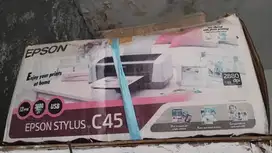 Printer EPSON C45 tidak pernah dipakai (anggap rusak)