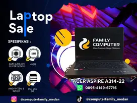 ACER ASPIRE A314-22|AMD ATHLON|AMD RADEON GRAPHIC|RAM 4GB|SSD256