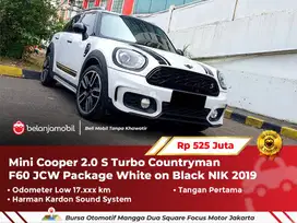 [ KM 17RB ] Mini Cooper 2.0 S Turbo Countryman F60 JCW putih 2019 2020