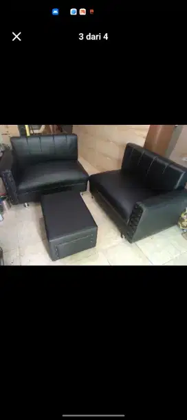 Sofa dan meja baru bukan bekas 1 3jt sama ongkir