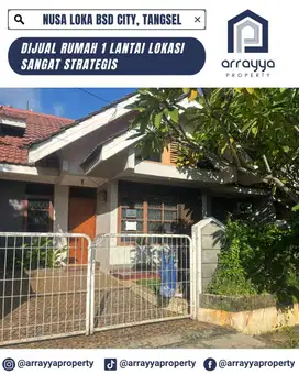 DIJUAL RUMAH SEMI FURNISHED DI NUSA LOKA BSD 'AHB306