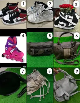 Sepatu tas baru dan 2nd