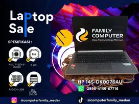 HP 14S-DK0076AU|AMD RYZEN 5-3500U|RADEON 2GB|RAM 8GB|SSD 256GB
