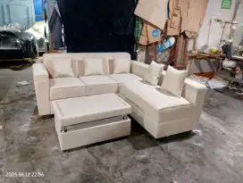 Sofa L minimalis murah