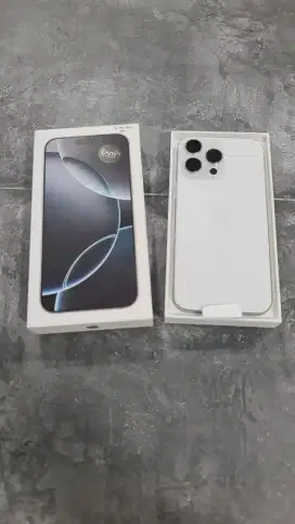 Iphone 16 promax 256gb white open box