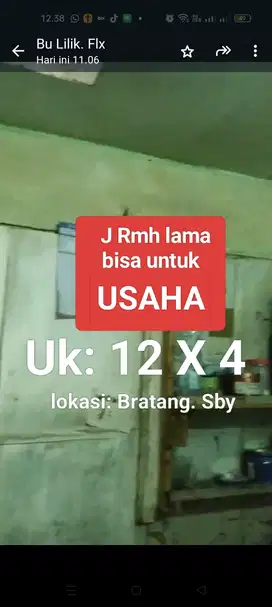 Rumah cocok untuk usaha/rmh tangga
