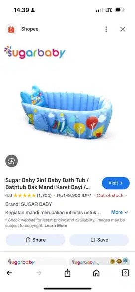 Sugarbaby bak mandi second