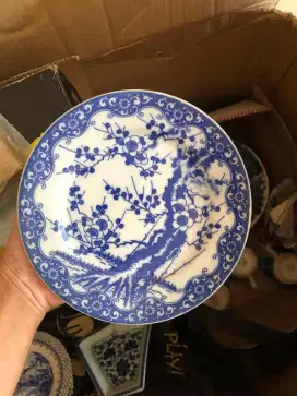 Vintage Small Plate Japan Tokusei Cherry Blossom
