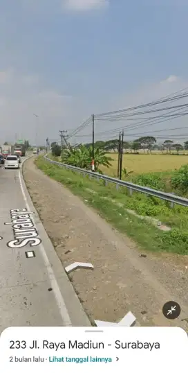 Jual Tanah Bypass Mojokerto sdh ada ijin & IMB Gudang