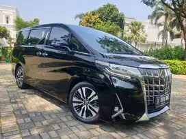 Toyota Alphard 2.5 G ATPM AT 2020 Hitam. KM pendek Record. Pajak Panjg
