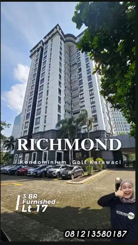 Apartment 3 bedroom Furnished sebrang kampus UPH lippo karawaci