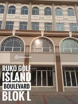 disewakan ruko golf island PIK blok A hook 5x15 sederet sen long