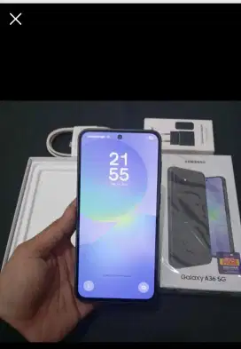 Samsung a36 8/256 fullset mulus pemakaian 1 bln