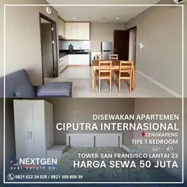 Disewakan Apartemen Ciputra Internasional 1 BR Full Furnish Jakarta Ba