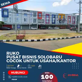 Ruko Strategis di Pusat Bisnis Solo Baru