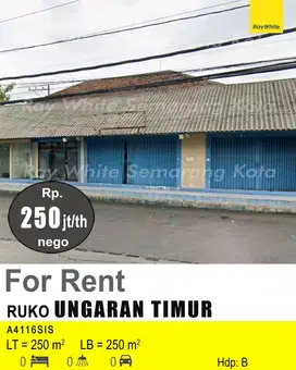DISEWAKAN RUKO DI UNGARAN TIMUR A4116