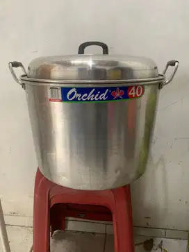 Jual panci second 40 cm bahan alumunium