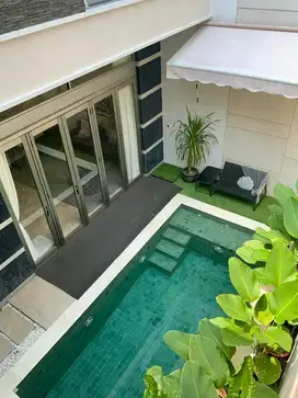 EXCLUSIVE! DISEWAKAN Rumah GOLF ISLAND 10X20 FURNISHED HARGA 500jt/th