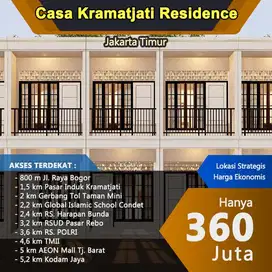 DIJUAL RUMAH 2 LANTAI AKSES MOBIL DEKAT MAL DI CONDET JAKARTA TIMUR