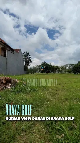 Tanah langka view Danau di Araya Golf Malang