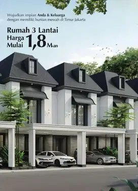 Dijual Rumah baru lokasi strategis di Bambu apus Cipayung Jakarta