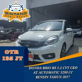 HONDA BRIO RS 1.2 AT CVT CKD AUTOMATIC 1200 CC BENSIN TAHUN 2017