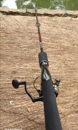Set alat pancing Maguro Striker 180 Reel Daiwa MGZ 2000