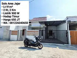 Jual Rumah Baru Area Jajar Solo, Dekat Fajar Indah, Colomadu, Manahan