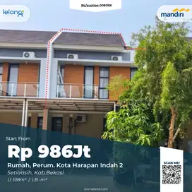 Rumah Dijual, Perum. Kota Harapan Indah, Setiaasih, Tarumajaya, Bekasi